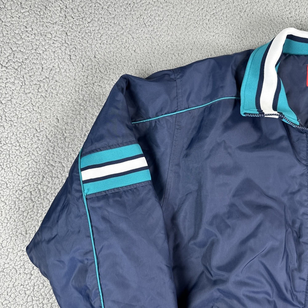 VTG NFL Players INC Miami Dolphins Ricky Williams Jacket Men XL Blue Embroidered - Picture 11 of 16